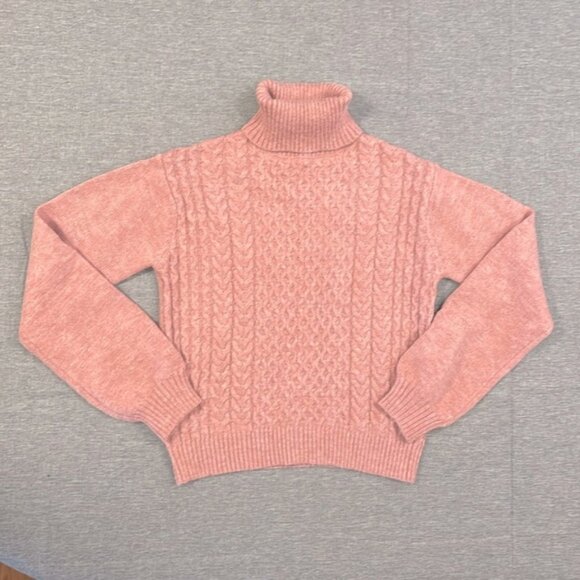 ❗️Last Chance❗️ SHEIN Cable Knit Turtleneck Sweater - Picture 1 of 5